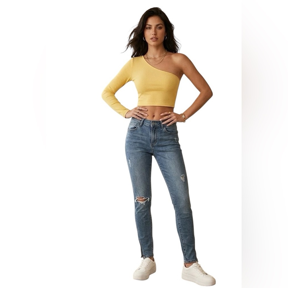 Banana Republic Women's Skinny Jeans in Blue Wash Size 26